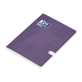 Caiet oxford a5 48 file, hartie optik 80g/mp, pefc, coperta plastifiata flexibila soft touch, margini liniate, colturi rotunjite, dictando, motiv touch trend