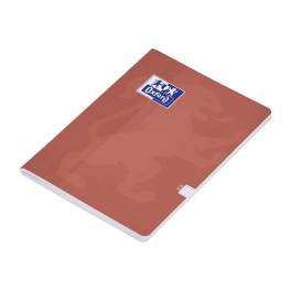 Caiet oxford a5 48 file, hartie optik 80g/mp, pefc, coperta plastifiata flexibila soft touch, margini liniate, colturi rotunjite, patratele, motiv touch trend