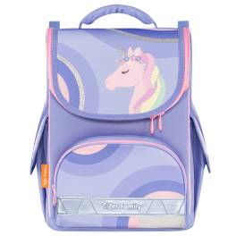 Ghiozdan neechipat nature quest lite motiv delicate unicorn