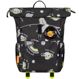 Rucsac kanga roll motiv neon space